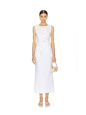 Posse linen vest and maxi skirt